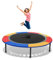 Jiubiaz Trampolin Randabdeckung Ø305cm Bunt Federabdeckung für Gartentrampolin Jumper Trampolin-Randschutz PVC PE 100% UV-beständig