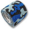 LisaCare selbstklebende Bandage - 2 Rollenpflaster, 5cm breit - Medizinprodukt - Mullbinden mit Wundauflage & ohne anwendbar mit Farb- & Motivauswahl (Camo Blau)