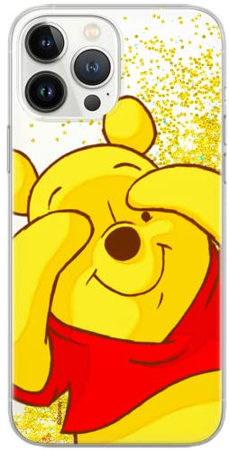 ERT GROUP Handyhülle für Apple iPhone 12 PRO MAX Original und offiziell Lizenziertes Disney Muster Winnie The Pooh and Friends 033 optimal an die Form des Handy angepasst, mit Glitter Overflow Effekt