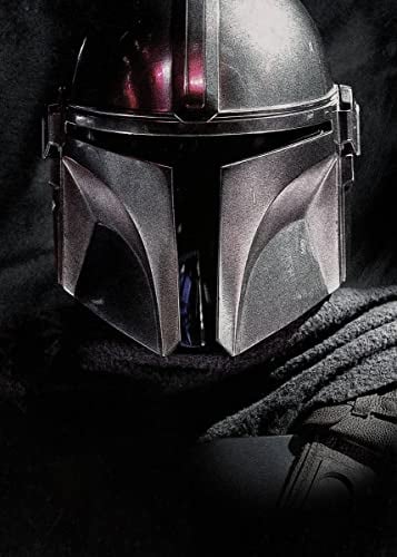 Displate Offiziell Star Wars MetallPoster Magnetische Befestigung Inklusive Lizenziert Bilder Hochwertiges Poster Mandalorian Season 2 - Fate Poster - 45 cm x 32 cm