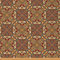 Loussiesd Traditioneller Blumenstoff Meterware Vintage geometrischer Stil Möbelstoff für Stühle und Heimwerkerprojekte Paisley Mandala dekorativer wasserdichter Stoff 276x150cm