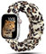 Scrunchie Strap kompatibel für Apple Watch Band 49mm 45mm 41mm 44mm 40mm 42mm 38mm, Elastisches Nylon-Damenarmband für iwatch Ultra Series 8 7 6 SE 5 4 3 2 1, 38/40/41mm-S, Gepard