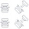 SUPERFINDINGS 4 Stück Paracord Armband Clip Survival Armband Clasps Matte Platin Legierung Seite Clasps für DIY Herstellung von Paracord Armbänder Basteln Zubehör