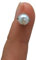 Silver Magnetic Nipple bars with white pearls -Magnetic Nipple Rings -silver Non Piercing adjustable Nipple Ring Fake