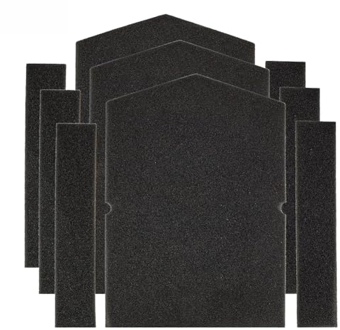 Donkivvy 3 Pack Lint Filter Foam Filters Compatible with for MIELE T8000 T9000 Series Tumble Dryer Heat Pump Dryers - Dryer Filter 6057930 + 9688381 - No. 7358901