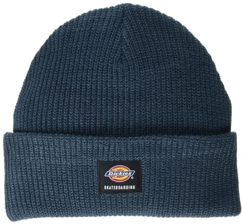 Dickies Men's Cuffed Skateboarding Airforce Blue Beanie