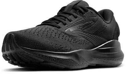 BROOKS Men's Adrenaline GTS 24 Sneaker, Black/Black/Ebony, 9.5 UK