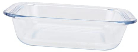 PRETYZOOM 1Stk quadratische Auflaufform aus Glas Backofen Glasschale Käsekuchen-Tablett Backform Bratpfanne Speiseteller Essensteller gewidmet Glasteller Kuchenform Lebensmittel Backgeschirr