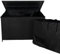 Rattan Garden Storage Black Box & Waterproof Carry Bag Large Cushion Blanket Tools Toys Furniture Chest 582L Outdoor Patio Deck Steel Frame UV & Weather Resistant Gas Assisted Lift Lid Portable Wheels