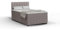 PANDA MÖBEL Avalon Boxspringbett 120 x 200 cm Doppelbett mit hochwertiger Bonell-Matratze und Topper, Polsterbett mit Bettkasten, Schlafzimmer, Bequem, Modern, Stilvoll