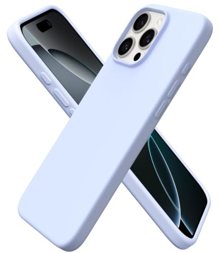 ORNARTO Compatible with iPhone 16 Pro Max Case, Liquid Silicone Slim Cover | Baby Blue,6.9,Shockproof Protection,Comfortable Grip,Precise Cutouts,Responsive Buttons,Smooth Finish,Camera Protection