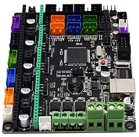 3D-Drucker-Steuerplatine MKS Gen-L v1.0 32-Bit-Mainboard-Motherboard mit USB-Kabel, MKS Gen Board
