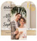 Jacklin F Calcomanía Personalizada con Letrero de Espejo de Bienvenida a Nuestra Boda, Pegatina de Espejo de Vinilo Personalizada con Nombres de Novia y Novio, Letras Extraíbles DIY