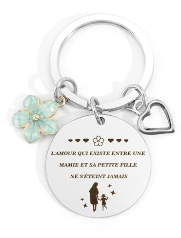 Cadeau Fête des Grand-Mères - Porte-Clefs Mamie et Papy Idée Pour Grand-Père