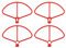 Hélices for FIMI X8 SE 2020, Hélice Protector for FIMI X8SE 2020, Ring Protector, Zubehör for Drohnen(Red-guard)