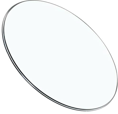 Plateau de Table Rond en Verre Trempé, Remplacement de Table de Patio de 6 Mm D'épaisseur, pour Table Basse de Cuisine(100cm)
