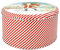 Carousel Home Nostalgic Santa Christmas Cake Tin | A Festive Delight for Baking and Storing Treats | Candy Stripe Christmas Kitchen Round Storage Tin - 23x12cm