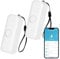 Intelligenter Bewegungssensor, WiFi PIR Bewegungssensor für Alarmsystem, Mini Infrarot-Bewegungsmelder mit App-Fernüberwachung, Auslösen von Lichtern und Szenen, kompatibel mit Alexa. 2PCS