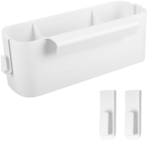 Zaxiva Cestas Almacenamiento Organizador Colgante, Estante de Plástico para Literas con 2 Ganchos Removibles, Almacenamiento Múltiple de Mesa para Oficina, Escuela, Hogar, Dormitorio, Litera Revistas