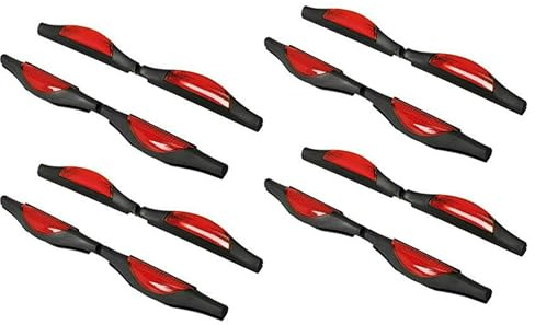 MVOSJFIE 8X Car Door Protectors Bump Stop Door Edge Guard Strip Dent Reflectors Clip on Car Rear Front Door Scratches Protection