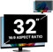 FYJRCY Filtro privacy per schermo del computer da 32 pollici per monitor widescreen 16:9, pellicola protettiva rimovibile per schermo del computer e filtro antiriflesso da 32 pollici