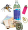 Cachette secrète en véritable bouteille d'eau à double fond, bouteille d'eau cachée (transparent)