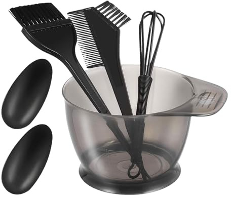 Hair Dye Kit - Hair Dye Brush and Bowl Set | Hairs Dyes Tools | Bowl Set for Hairs Coloring | Professional Hairing Dying Kit for Salon and Home Use | Mixing cup | Hairdressing Applicator