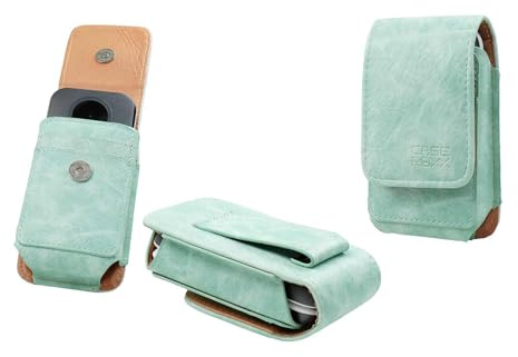 caseroxx Outdoor Tasche für Uleway Klapphandy G380D, türkis | Robuste Outdoor-Schutztasche für den strapazierfähigen Einsatz unterwegs, aus Kunstleder