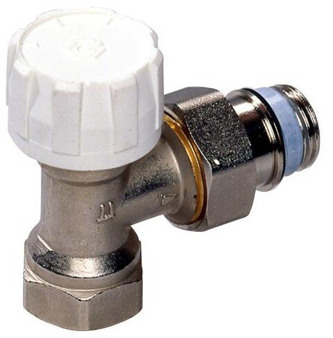 Rossweiner Thermostatventil-Unterteil Typ S722.11, Eck DN 15, 58mm 1238101