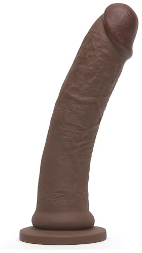 Lovehoney Lifelike Lover Ultra Realistic Dildo - 10 Inch Large Dildo - Extra Girthy Strong Suction Cup Hands Free Sex Toys for Women - Harness Compatible Strap On - Adult Sex Toy - Flesh Brown | Extra Girthy with Strong Suction Cup, Hands Free Sex Toys for Women, Harness Compatible Strap On, Adult Sex Toy