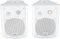 celexon Juego de Altavoces Activos 525-B - 2 Altavoces Activos de 2 vías de 30W - Blanco - Incl. Soporte de Pared - para PC, Oficina o Escuela