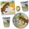 HHO Drachen und Ritter Party-Set 36tlg. für 8 Gäste : Teller Becher Servietten