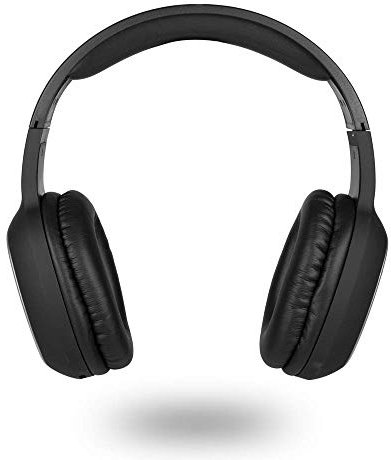 NGS ARTICA Pride Black- Auriculares Inalámbricos, Compatible con la Tecnología Bluetooth, con Micrófono, Batería de 7 Horas, 20 Hz, Color Negro