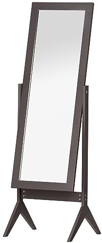 HOMCOM Full Length Mirror, Freestanding Adjustable Angle Dressing Mirror for Bedroom, Living Room, 148 x 47 cm, Brown