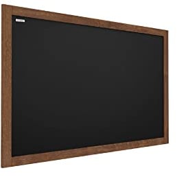 ALLboards Kreidetafel mit lackiertem Holzrahmen 200x100cm, Schwarz, Schreibtafel, Kreide, Schreibtafel zum Aufhängen, Tafel gastronomie, Wand Tafel Holz, Kreidetafel wand, Tafel schwarz