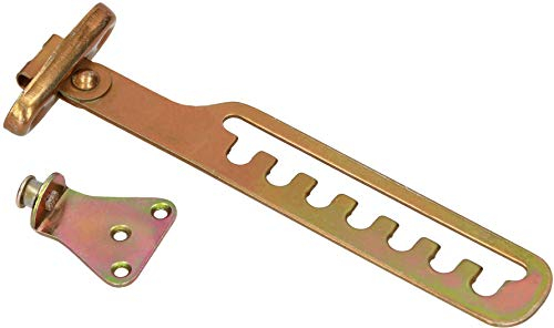 KOTARBAU® Kipp-Regler für Fenster Fensterfeststeller Zuschlagschutz Fensterriegel zum Einstellen der Fensteröffnung Fensterstopper Kippschere Gelb