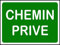 INDIGOS UG - Autocollants - Chemin privé - 200x150mm