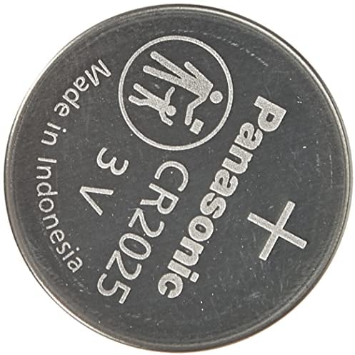 Corp. Panasonic - CR2025, Batterie a bottone al litio 3 V, 165 mAh, blister da 6
