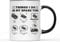 in My Spare Time Car Black Mug Tea Coffee Cup Funny Adult Watch Research Talk Think Dream Comic Strip Hobbies Hobby Sports Vehicle Van Race Engine Gift Present (Black Handle Prime)