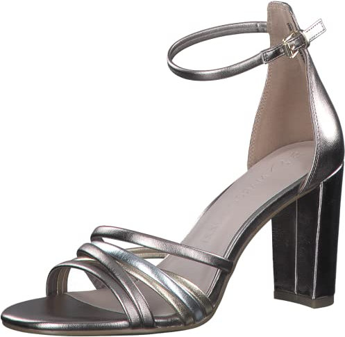 MARCO TOZZI Femme Damen 2-2-28386-20 Sandales, Rose MET. Comb, 38 EU