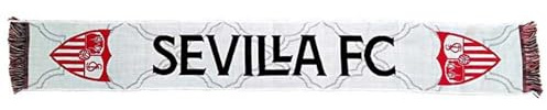 Sevilla FC Unisex schal, weiß, Estandar