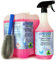 StessiClean PowerGel Felgenreiniger Set: 6 Liter Felgenreiniger Cherry Kiss, 1 Liter Keulensprühflasche, Felgenbürste - Anwendungsfertiger Felgenreiniger für optimale Resultate und strahlende Felgen
