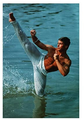 MJKO Jean-claude Van Damme Leinwand-Poster, Schlafzimmer, Dekoration, Sport, Landschaft, Büro, Raumdekoration, Geschenk, ohne Rahmen, 60 x 90 cm