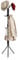 Youyijia kleiderständer 12 Haken 175 cm Jackenständer Stehend Loft Garderobenständer Free-Standing Coat Stand Aus Metall Moderner Jackenständer in Baumform für Flur Schlafzimmer Büro Stabil Matt Schwa