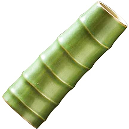 Yardwe Terrarien Bambusvase Aus Keramik Getrocknet Nordisch Keramikvase Kunst Bleistiftflasche Für Zu Hause Ikebana-vasen Rustikale Vase Terrarienbecken Glasvase Pflanze Büro Bambusrohr