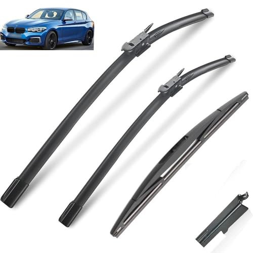 Kompatibel mit BMW 1er F20 F21 114i 116i 118i 120i 125i M135i M140i 116d 118d 125d 2011–2020 22+18+12 Scheibenwischerblätter vorne und hinten