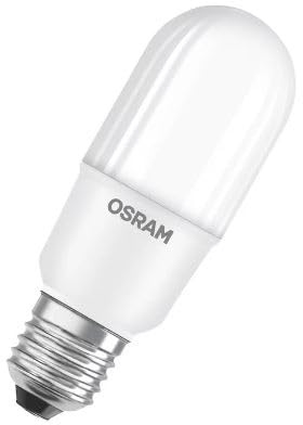 Osram 10er Pack LED Star Classic Stick E27 9W ersetzt 75W, warmweiß 2700K 1050lm nicht dimmbar | LED Stabform | LED Stick | LED E27
