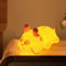 Silikon Nachtlicht Baby, Niedlich Drachenform Stilllicht Touch LED Lampe Dimmbar und Zeitschaltuhr Nachttischlampe Kinder, Geschenke für Kinderzimmer Mädchen Junge