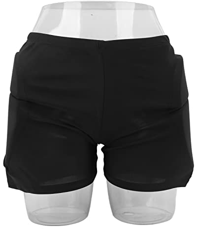 Kurze Schutzhose, Hüftschutz, Ski-Schutzunterwäsche für Rad- und Skisport, Gepolsterte Shorts (M)