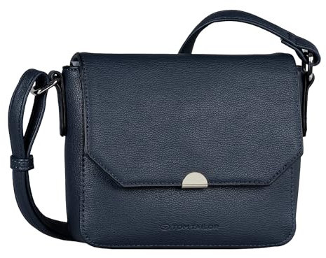 TOM TAILOR Nance Damen Überschlagtasche Umhängetasche Mini Blau